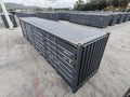 Container 40 piedi HC Open Side / Side Door (apertura laterale), pari al nuovo, 7035, 7015