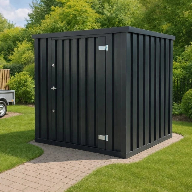 Container di stoccaggio / Container per attrezzi – Box container da 2 m, antracite