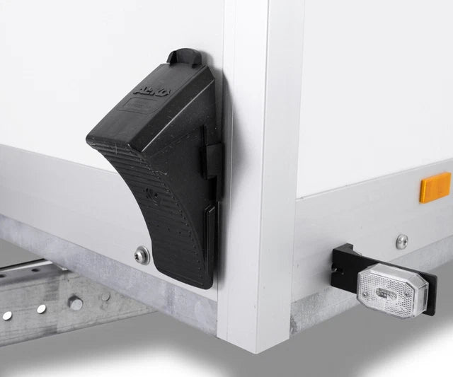 Rimorchio Stema con cassone per auto, non frenato, 214x132 cm, 750 kg, 80 km/h