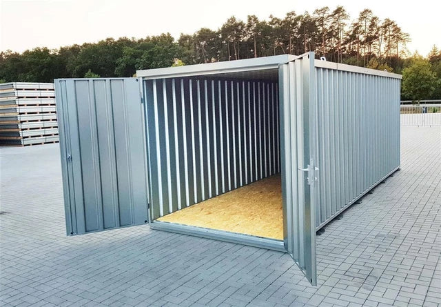 Container da cantiere, container di stoccaggio, box container, box deposito, container per attrezzi da 5 m