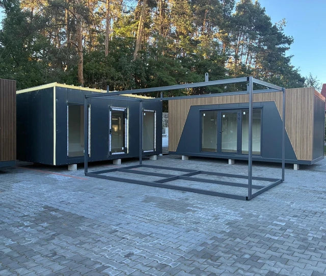 Container uso ufficio/abitativo 6x3 m con bagno | Nuovo | Direttamente dal produttore
