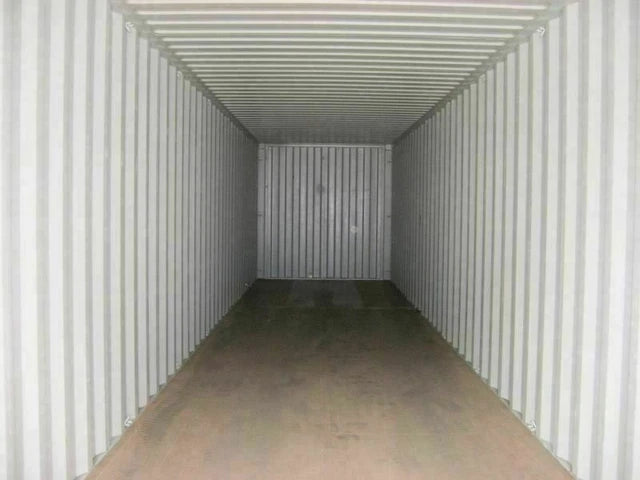 Container marittimo 40' DV (standard) pari al nuovo, colore RAL 7035 – container da stoccaggio / container marittimo
