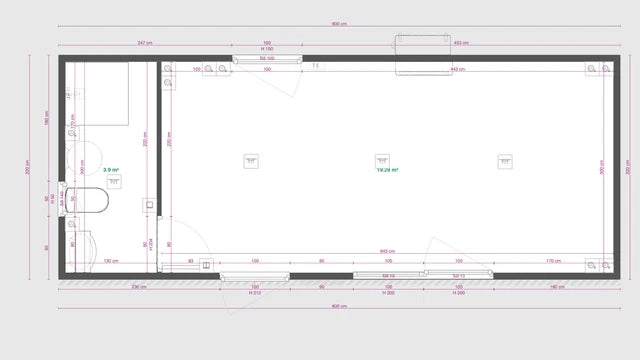 Casa mobile, casa modulare, container abitativo, tiny house, container ufficio, container 8x3,2
