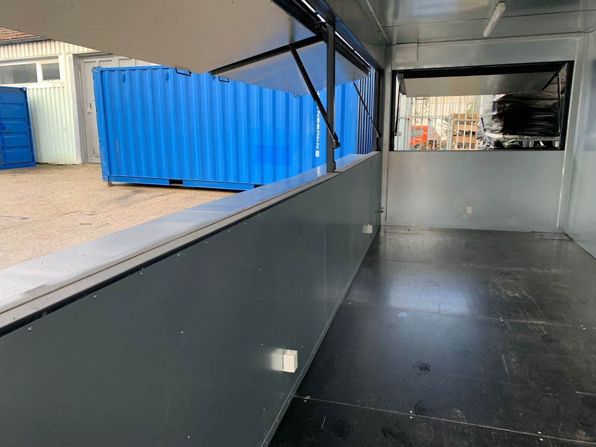 Chiosco/Container di vendita da 20 piedi, nuovo (adatto per fiere, mercati, stand, ecc.)