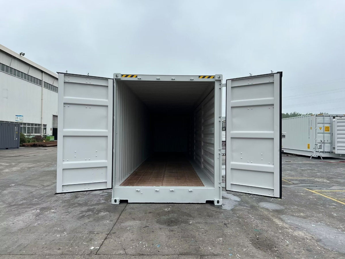 Container 40 piedi HC Open Side / Side Door (apertura laterale), pari al nuovo, 7035, 7015